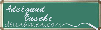 Adelgund Busche Visitenkarte